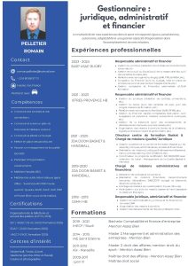 CV Romain PELLETIER Gestionnaire juridique administratif et financier