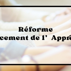 Réforme du financement de l’apprentissage 