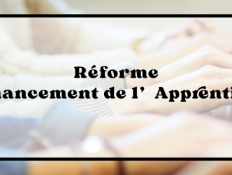 Réforme du financement de l’apprentissage 