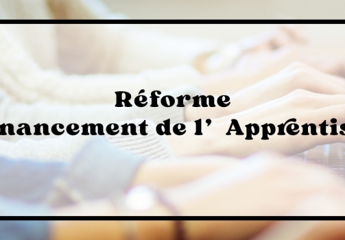Réforme du financement de l’apprentissage 